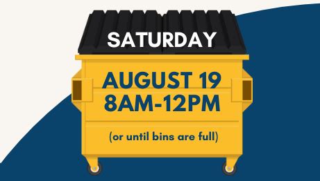 Dumpster Clean Up Day .